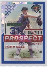 2024 Panini Prospect Edition Blue Ice Prizm 291/299 Caden Grice #162 1co7