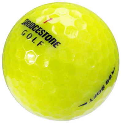 BRIDGESTONE E6 SOFT YELLOW 2 DOZEN RECYCLED GOLF BALLS BY GOLF BALL DIVERS