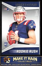 Bailey Zappe 2022 Panini Rookies & Stars Rookie Rush #RR-4 New England Patriots