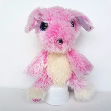 Moose SCRUFF-a-LUVS DOG Plush PINK PUPPY 25cm Stuffed Animal Sparkly Ears Toy