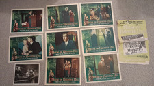 House on Haunted Hill 1959 ORIGINAL lobby card LOT +still +pressbook RARE NICE