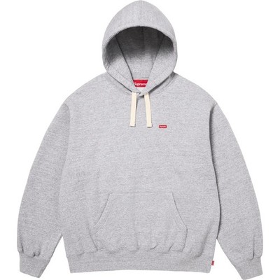 Supreme Small Box Drawcord Hooded Sweatshirt (26SS) Heather Grey