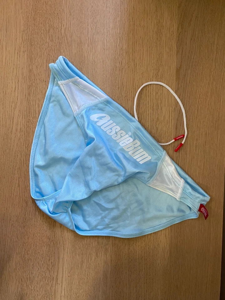AussieBum Bademode - Badeslip - einlagig 100% Nylon - zweifarbig mit Logo - Bild 2 von 3
