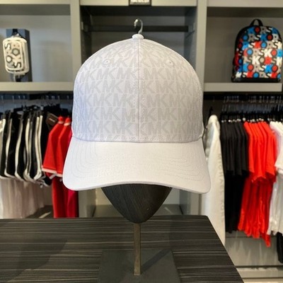 Michael Kors Outlet Mens Signature Logo Baseball Hat White  display picture 1