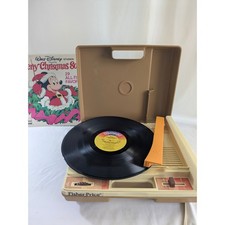 Fisher-Price 825 Portable Record Player Photograph 1978 Walt Disney Vinyl LP