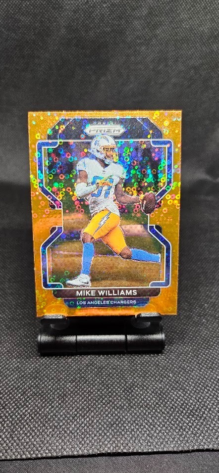 Mike Williams 2021 Panini Prizm Orange Disco Football Card #167