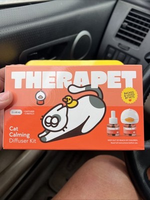 TheraPetMD Cat Calming Diffuser Kit White 60-Day 1 Diffuser + 2x48mL