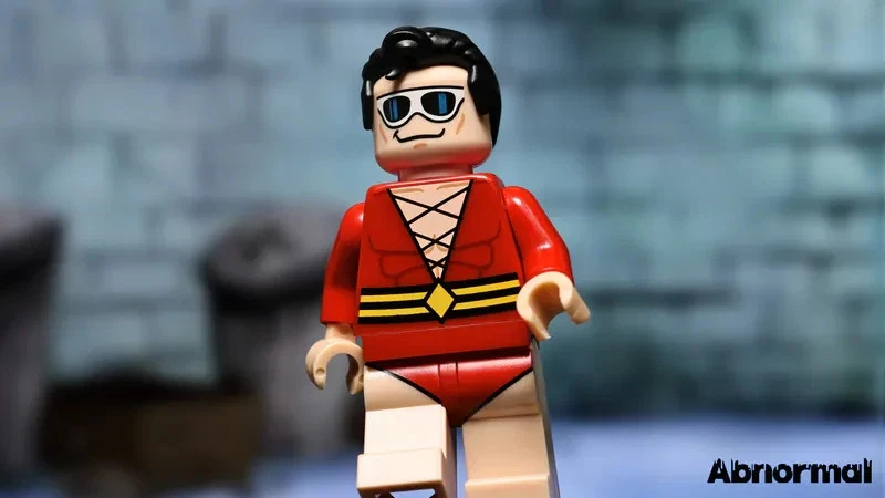 LEGO DC Comics Abnormal Custom Plastic Man Minifigure NEW - Image 2 of 3