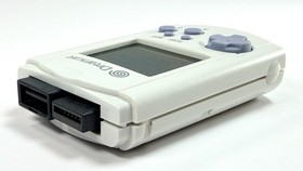 Sega Dreamcast VMU White HKT-7000 Tested Working Fresh Battery