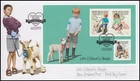 NEW ZEALAND FDC 2013 HEALTH CHILDREN’S PETS MINI SHEET (ID:FH263)
