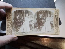 VINTAGE PICTURE SLIDE 3 1/2 X 7 INCHES STEREOSCOPIC STEREOVIEW STEREOSCOPE