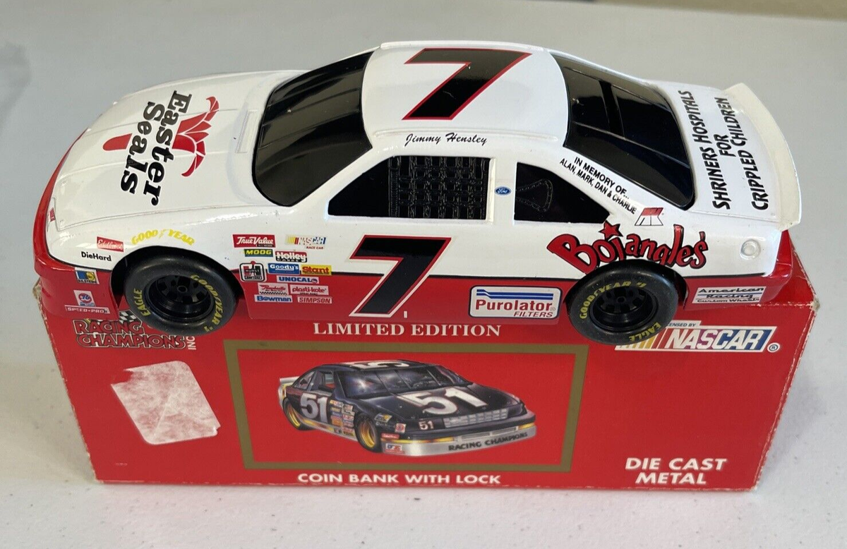 JIMMY HENSLEY #7 BOJANGLES ALAN KULWICKI TRIBUTE 1:24 SCALE