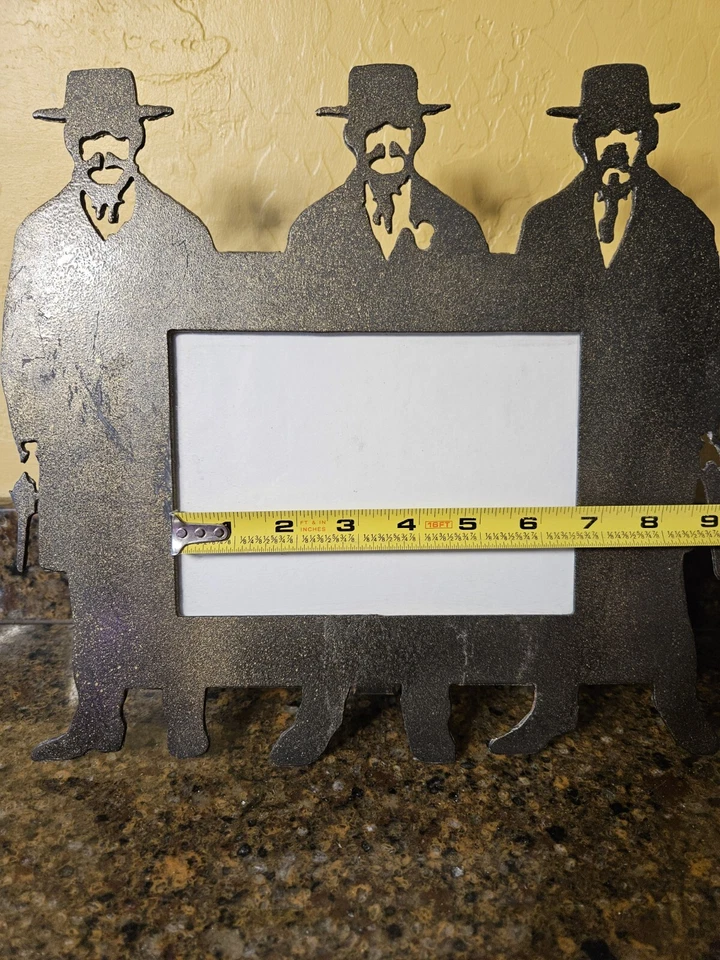  Tombstone Cowboys Western Metal Photo Frame, Under Glass 7" x 5" Picture - Image 4 of 4