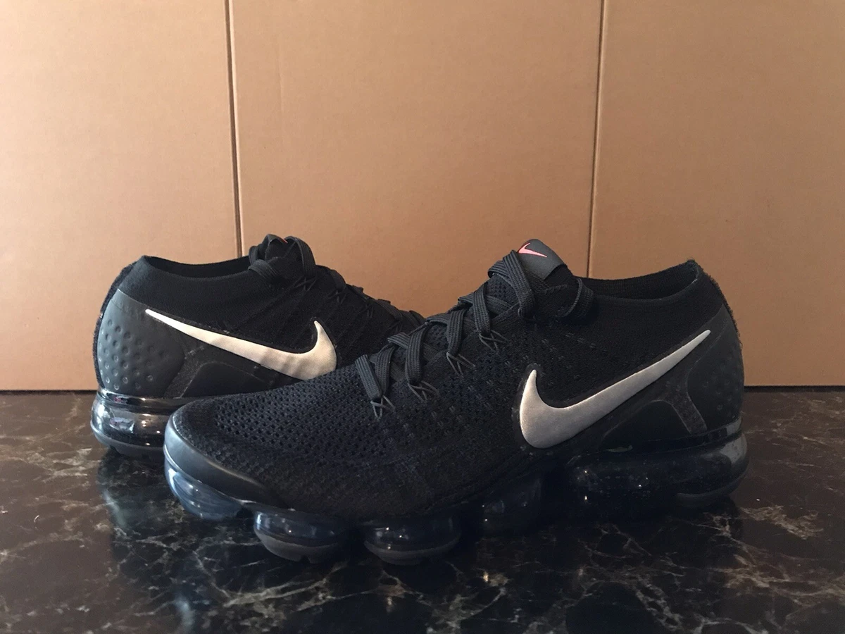 Nike AIr VaporMax Flyknit Gator ISPA Black Silver Mens Sz 7.5
