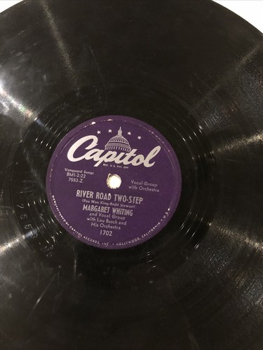 Margaret Whiting - River Road Two-Step / Good Morning Echo Capital 78 RPM NM - Picture 5 of 5