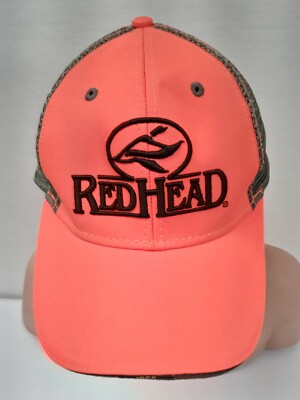 RedHead 3D Mesh Strapback Hunting Cap for Men - Orange