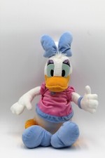 Disney Collection Daisy Duck Pink Bluish Purple Dress Plush Stuffed Animal 16 in