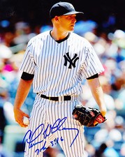 CHASE WHITLEY   NEW YORK YANKEES    ACTION SIGNED 8x10