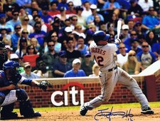 Juan Lagares Autographed 8x10 Photo - NY Mets From his 1st ever signing - w/COA