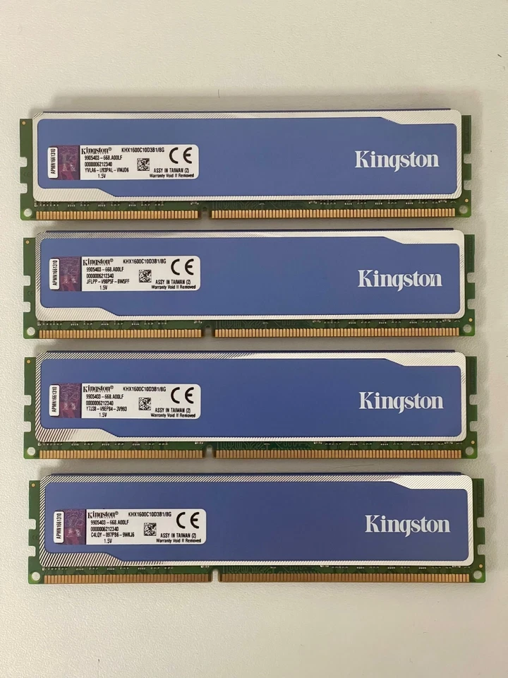 Memoria RAM DDR3 Kingston Hyper X Blu 4x8Gb - Immagine 2 di 2