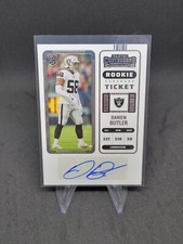 2022 Contenders Darien Butler Rookie Ticket Auto Autograph RC #290 Raiders