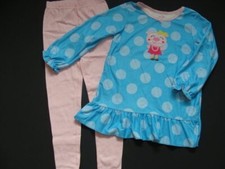 NWT Carter's Girls Winter Fleece Pajamas Size 4 Pink Pig Pjs Cotton Leggings NEW