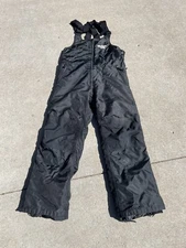 Castle X Racewear Snowmobile Bibs Winter Ride Snow Suit Adult M Black Side Zip