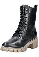 Tamaris Stiefelette Echtleder Schnürsenkel N...