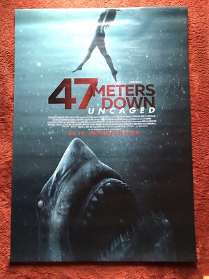 47 Meters Down Uncaged Kinoplakat Poster A1, Sistine Stallone