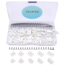 460pcs JST Connector Kit 2.54mm JST-XH 2-10 Pin Housing Pre-Crimped Wires