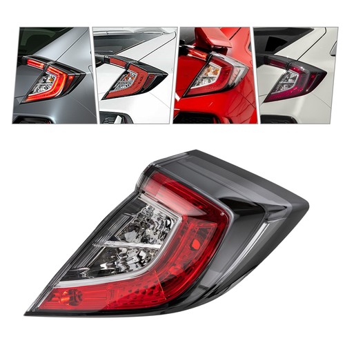 Tail Light Right Rear Lamp Passenger Side RH Fit 2017-2021 Honda Civic Hatchback - Picture 12 of 13