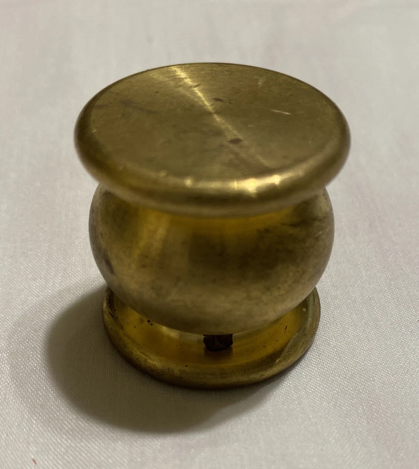 1" Heavy 5oz Solid Metal Brass Pog Milk Cap Slammer Vintage 1990s - Image 3 of 3