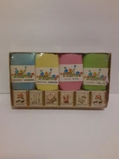 NIB Vintage 1980's Ben Rickert English Bath Soap Collection  Luxery Bar & Cubes