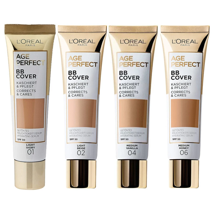 L’Oreal Paris Age Perfect BB Cover Cream 30ml SPF50 -Please Choose Shade