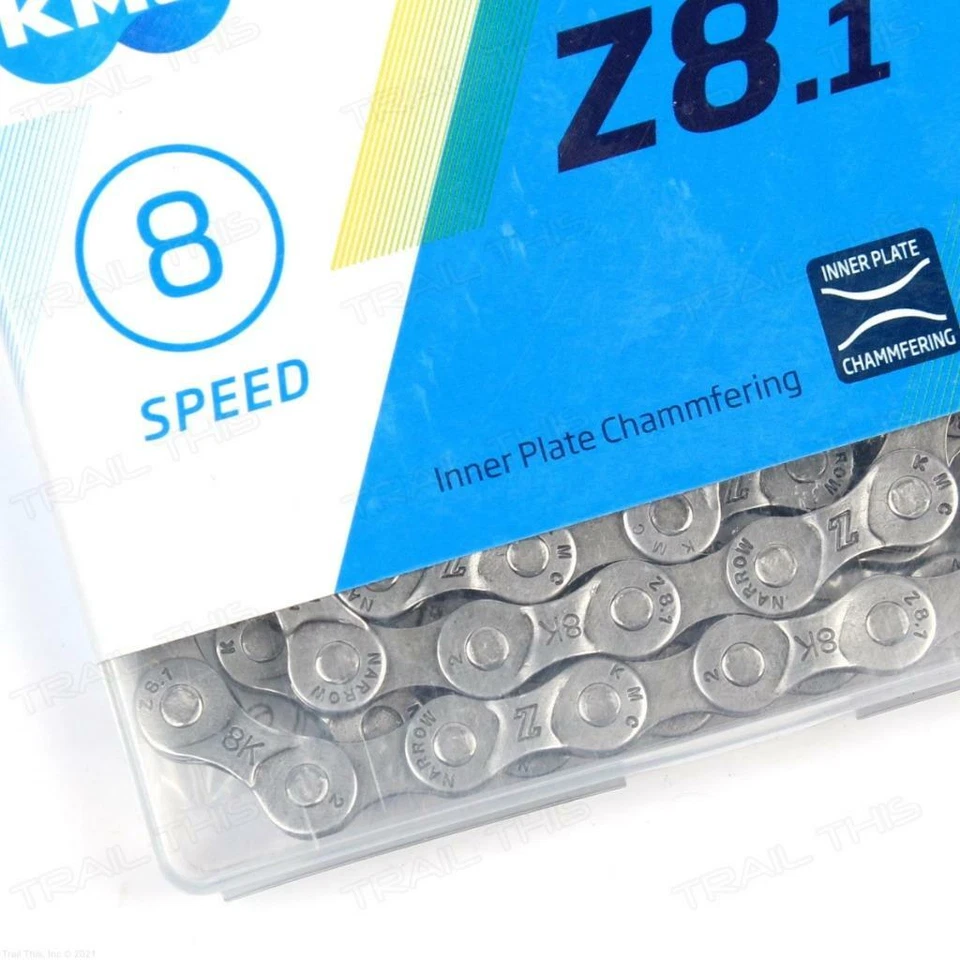 KMC Z8.1 6 7 8-Speed 116L MTB / Road Bike Chain 3/32" 7.1mm fits Shimano / SRAM - Image 3 of 3