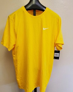 Neon Yellow Short Sleeve Men's Nike Dri 