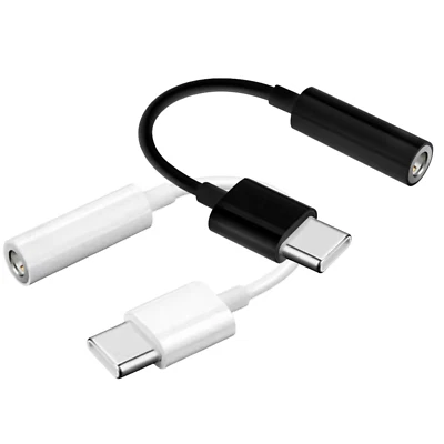 Adaptateur Aux USB C 3,5mm Jack Audio Stéréo Adaptateur pour Casque Téléphone Audio - Photo 1/4