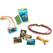 American Girl Pretend Camera Hair Braid Travel Accessories Lea's For 18" Doll