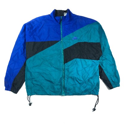 teal windbreaker nike