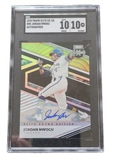 Jordan Nwogu 2020 Elite Extra Edition Autograph #88 Baseball Card SGC 10/10 GM