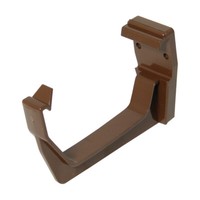 Square Line Static Caravan Gutter Fascia Bracket Brown Guttering Rainwater