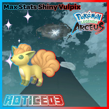 Pokemon Legends: Arceus Shiny Vulpix Max Stats