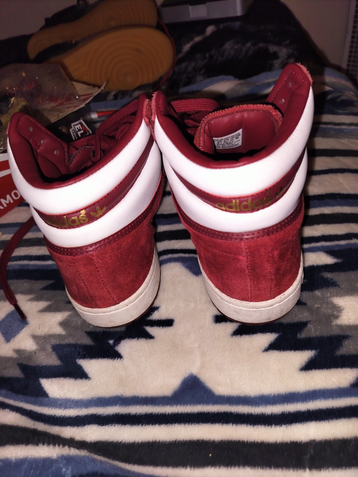 Size+9++adidas+Top+Ten+High+Collegiate+Burgundy for sale online eBay