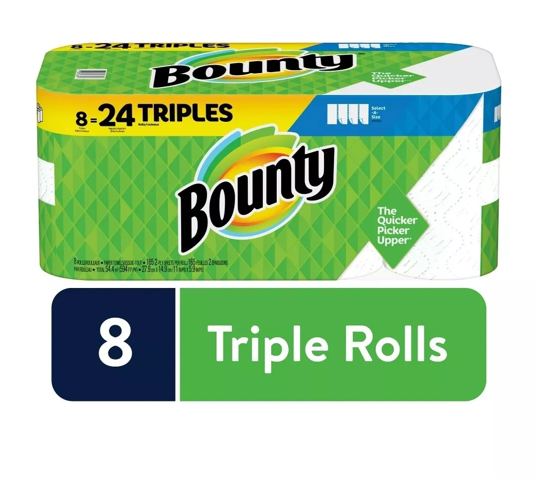 Bounty triple roll deals