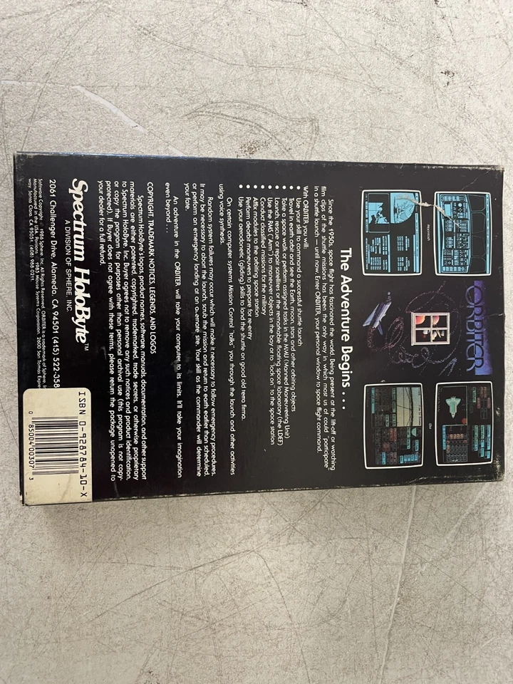 Macintosh - ORBITER: SPACE SHUTTLE SIMULATION (SPECTRUM HOLOBYTE) - Image 3 of 4