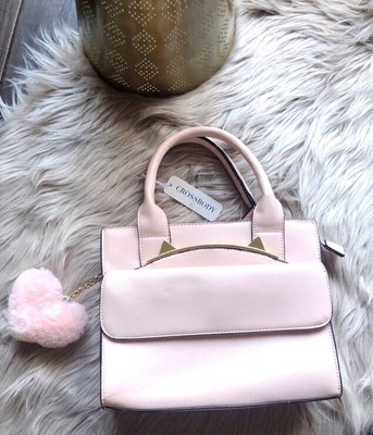 fuzzy pink purse