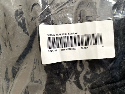 Supreme Floral Tapestry Anorak 'Black' XL SS21J38 | eBay