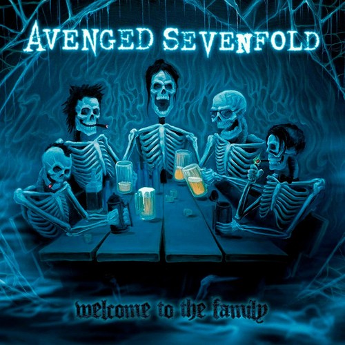 AVENGED SEVENFOLD Welcome to the Family BANNER HUGE 4X4 Ft Fabric Poster Flag - Picture 3 of 3