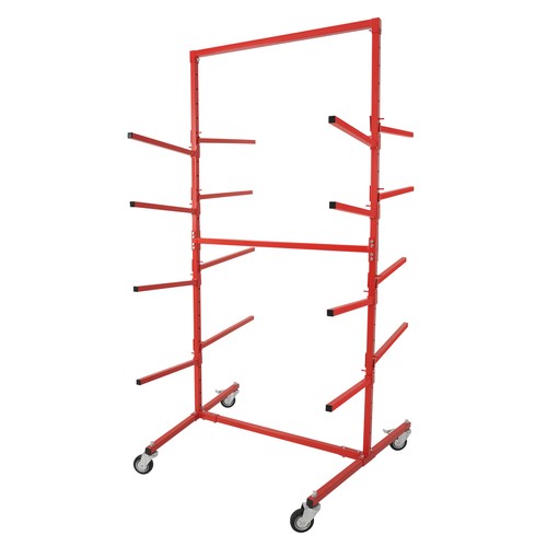 Auto Body Bumper Stand Double-Sided Holder Mobile Storage Rack Parts ...