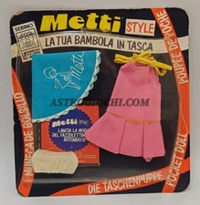 SEBINO METTI LA BAMBOLA IN TASCA VESTITO POUPEE DOLL MUNECA VINTAGE NEW IN BOX
